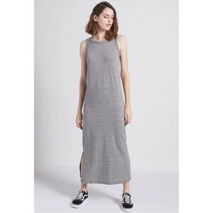 Current/ Elliot The Perfect Muscle Tee Maxi Dress in Heather Gray
